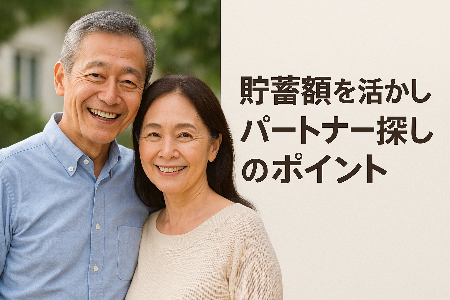 貯蓄額1,000万円　最良のパートナーを見つける方法