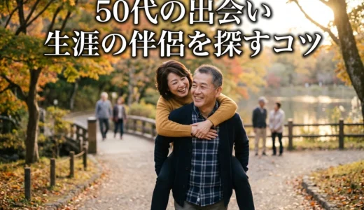 50代の出会い 生涯の伴侶を探すコツ