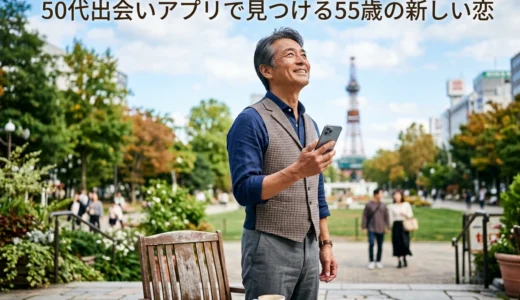 50代出会いアプリで見つける55歳の新しい恋