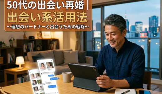 50代の出会い再婚｜出会い系活用法