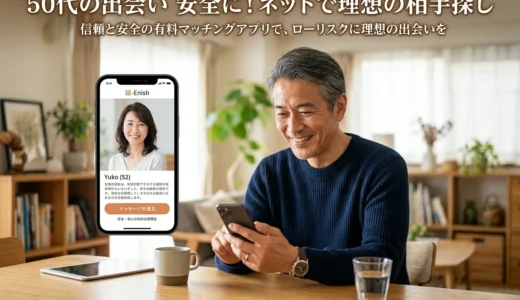 50代の出会い安全に！ネットで理想の相手探し