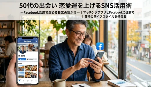 50代の出会い　恋愛運を上げるSNS活用術