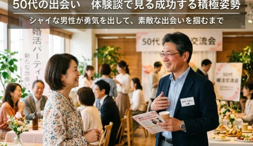 50代の出会い　体験談で見る成功する積極姿勢