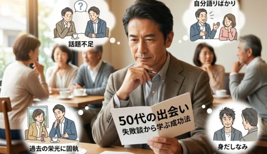 50代の出会い 失敗談から学ぶ成功法