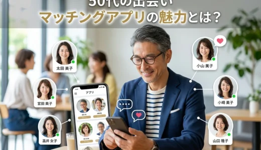 50代の出会い マッチングアプリの魅力とは？