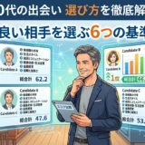 50代の出会い　選び方を徹底解説！