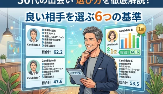 50代の出会い　選び方を徹底解説！