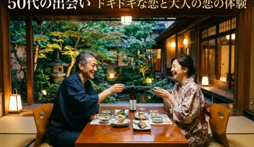 50代の出会い　ドキドキな恋と大人の恋の体験
