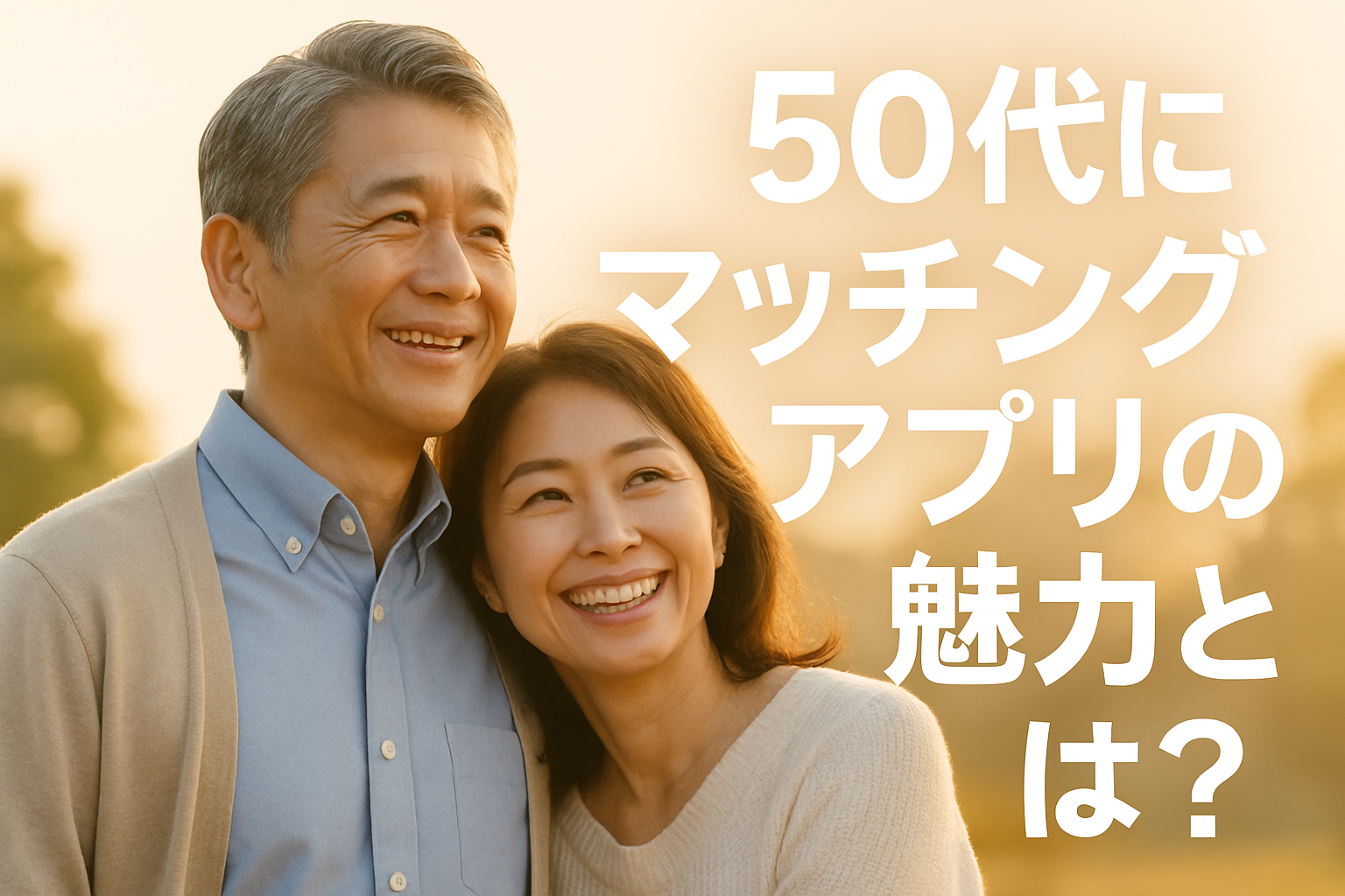50代の出会い マッチングアプリの魅力とは？