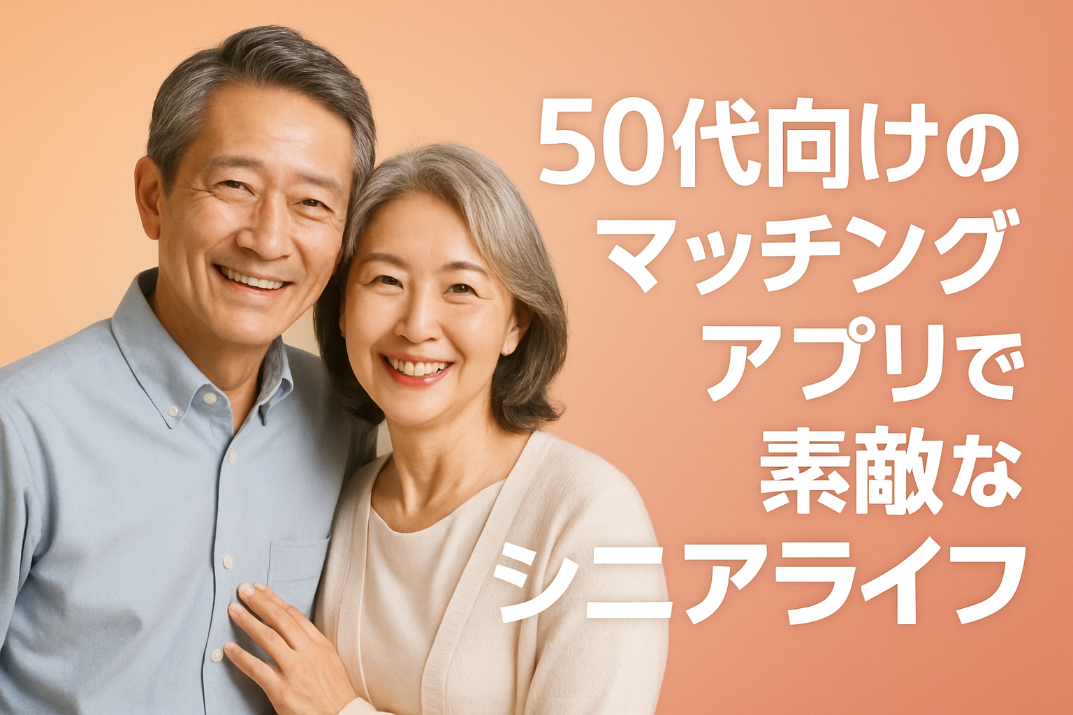 50代の出会いアプリで素敵なシニアライフ