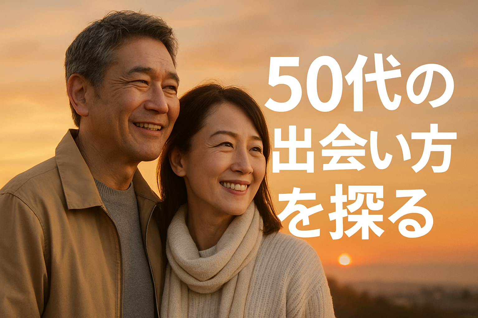 50代の出会い　出会い方を探る！