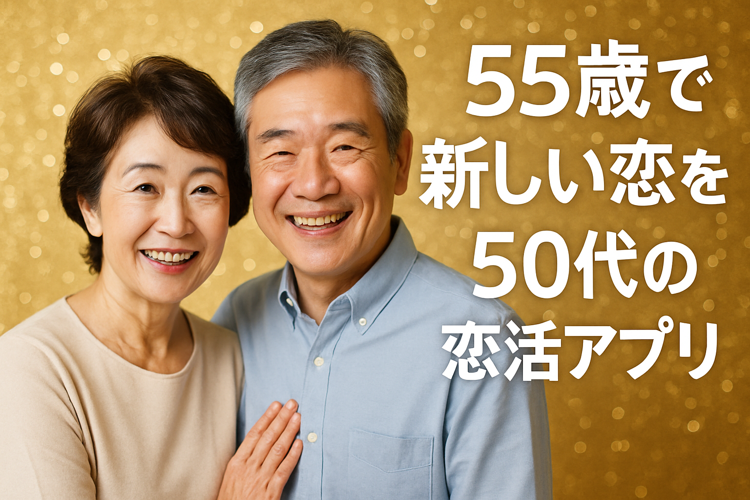 既婚・バツイチでもOK？50代の出会いアプリ事情