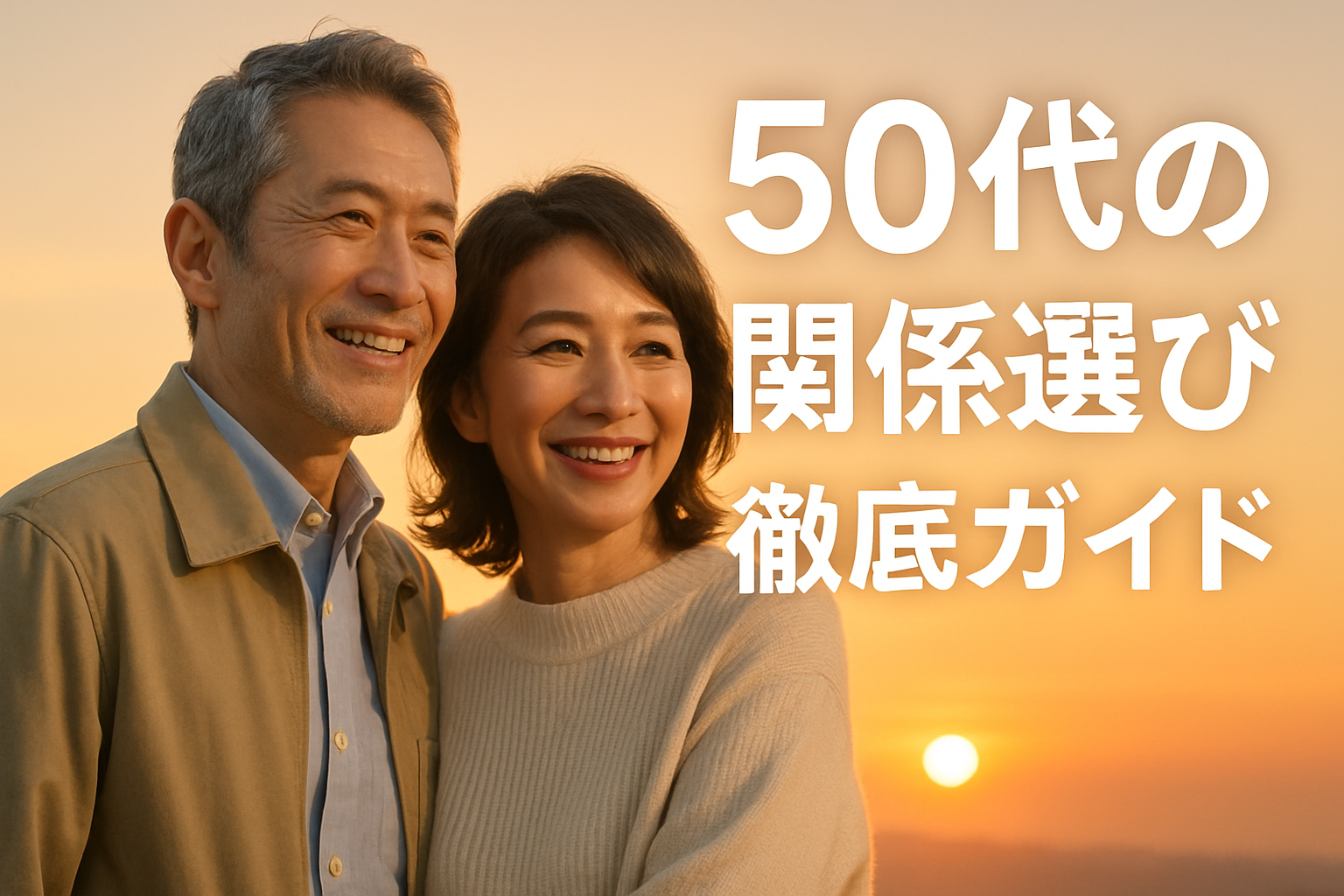 50代の出会い　選び方を徹底解説！