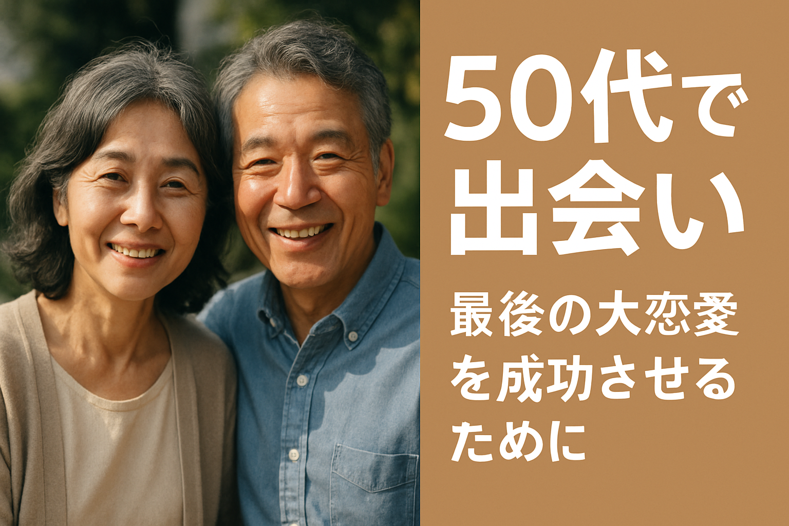 再婚も夢じゃない！50代向け出会いアプリ成功術