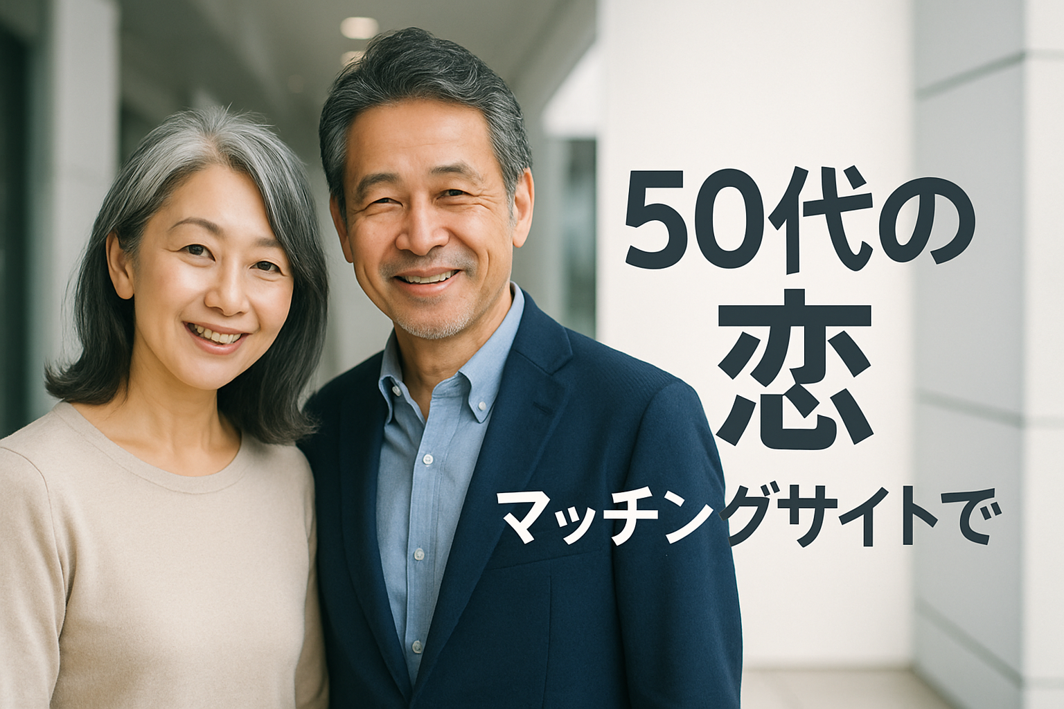 50代の出会いサイトで見つける同世代の恋