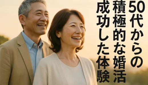 50代の出会い　体験談で見る成功する積極姿勢