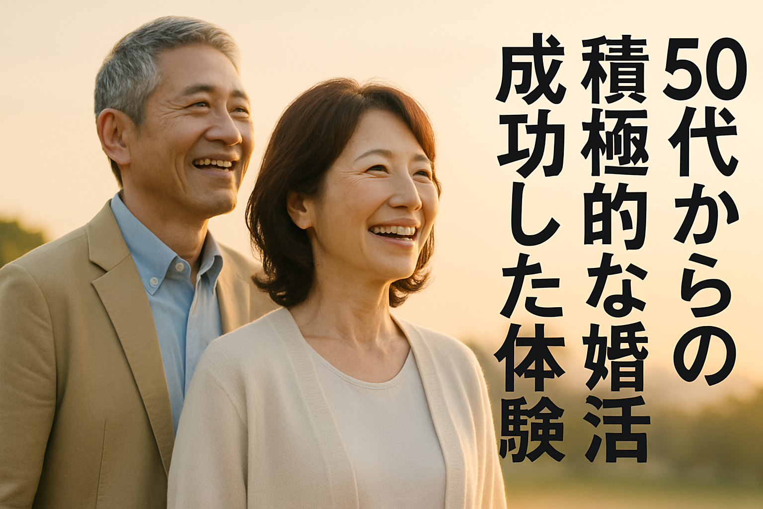 50代の出会い　体験談で見る成功する積極姿勢