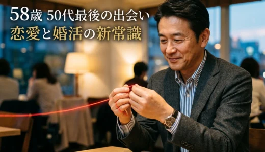 58歳 50代最後の出会い 恋愛と婚活の新常識