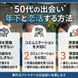50代の出会い　年下と恋活する方法