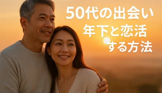50代の出会い　年下と恋活する方法