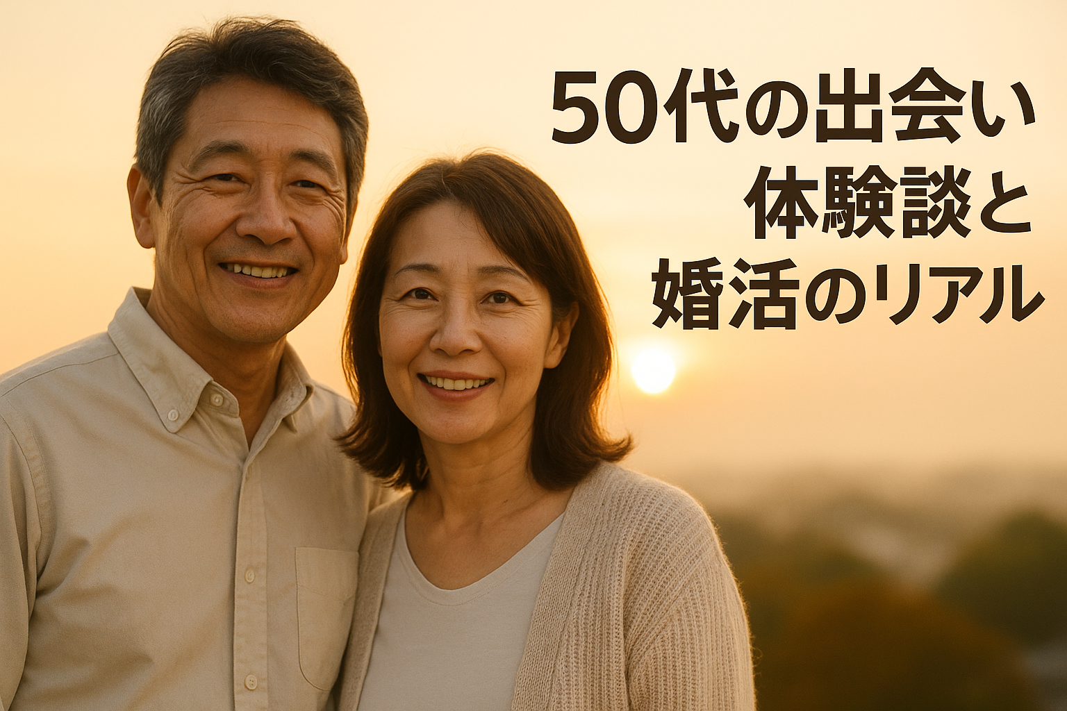 50代の出会い 体験談と婚活のリアル