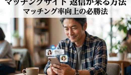 マッチングサイト 返信が来る方法 マッチング率向上の必勝法