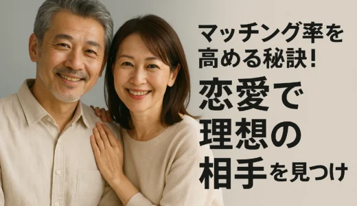 マッチング率を高める秘訣！恋愛で理想の相手を見つける