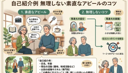 自己紹介例 無理しない素直なアピールのコツ
