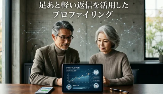 足あと軽い返信を活用したプロファイリング
