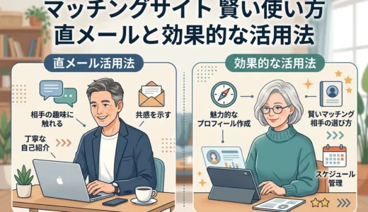 マッチングサイト 賢い使い方 直メールと効果的な活用法