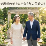 再婚で理想の年上に出会う年の差婚のすすめ