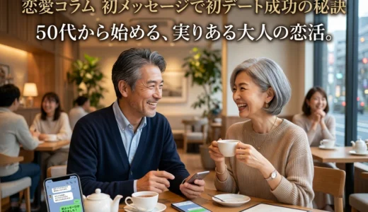 恋愛コラム 初メッセージで初デート成功の秘訣