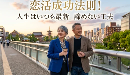 恋活成功法則！人生はいつも最新　諦めない工夫