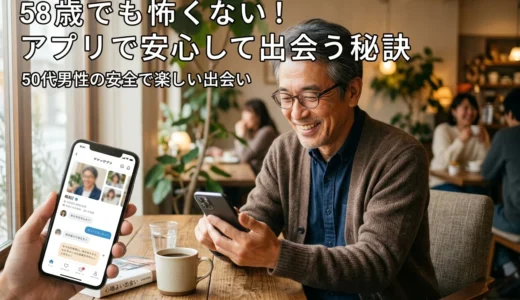 58歳でも怖くない！アプリで安心して出会う秘訣
