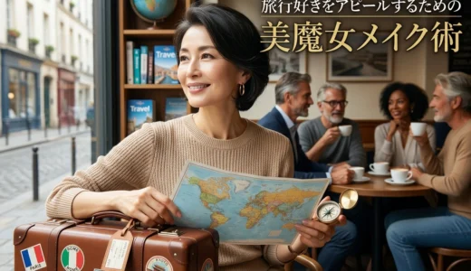 旅行好きをアピールするための美魔女メイク術