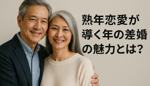 熟年恋愛が導く年の差婚の魅力とは？