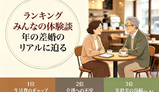 ランキング みんなの体験談 年の差婚のリアルに迫る！