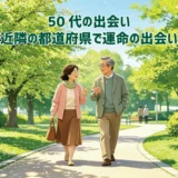 50代の出会い　近隣の都道府県で運命の出会い