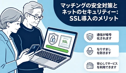 マッチングの安全対策とネットのセキュリティー：SSL導入のメリット