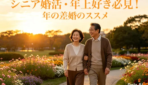 シニア婚活・年上好き必見！年の差婚のススメ