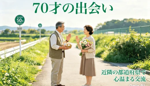 70代の出会い　近隣の都道府県で心温まる交流
