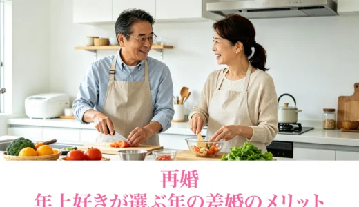 再婚　年上好きが選ぶ年の差婚のメリット