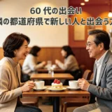 60代の出会い　近隣の都道府県で新しい人と出会う方法