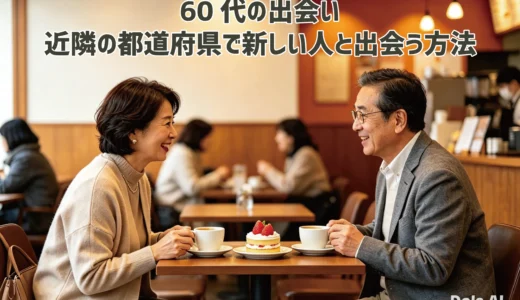 60代の出会い　近隣の都道府県で新しい人と出会う方法