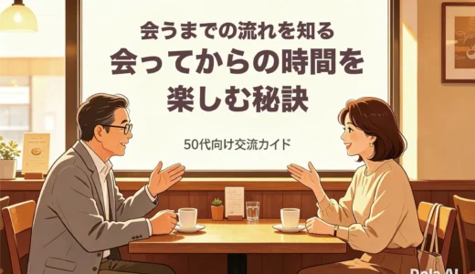 会うまでの流れを知る！会ってからの時間を楽しむ秘訣